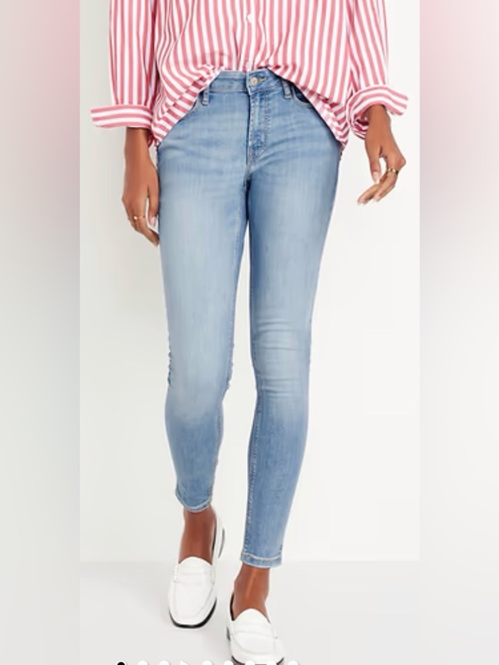 Old Navy Mid-Rise Super Skinny Ankle Jeans - Size 14